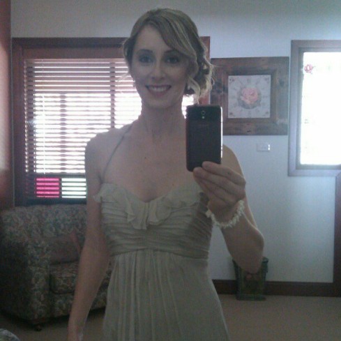 My bridesmaid dress for Lauren's wedding (after alterations...)